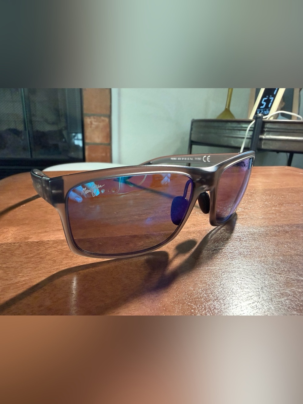 Maui Jim Pokowai Arch B439-11M Blue Hawaii Polarized Sunglasses 58mm - Picture 4 of 7